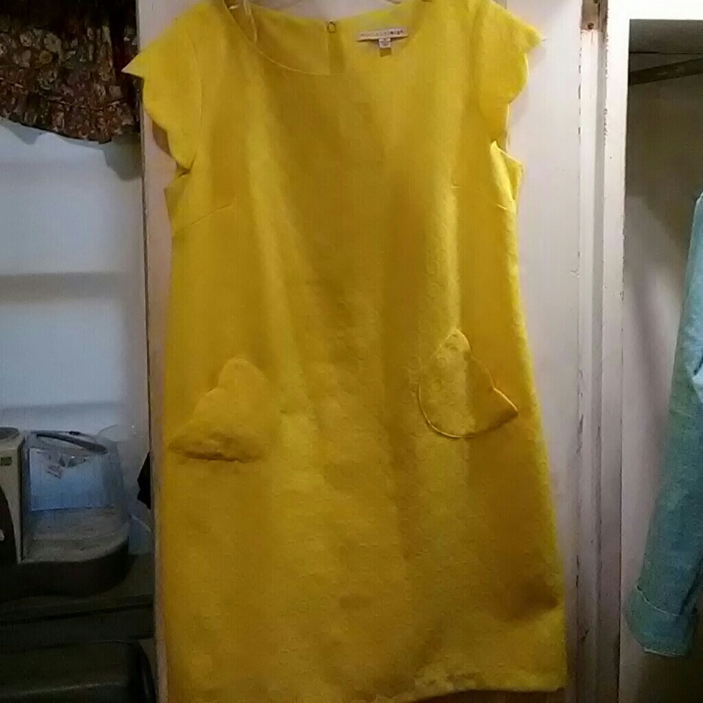 Size 16 Buttercup Yellow Shift by Madison Leigh